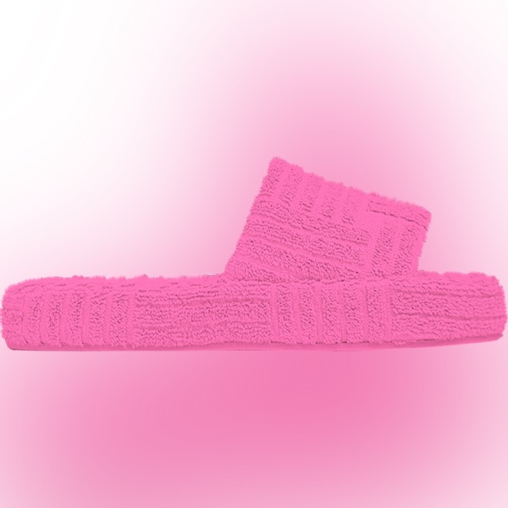 Bottega Veneta Wmns Resort Sponge Slide 'Bon Bon'